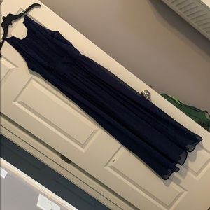 David’s Bridal Navy/Marine bridesmaid dress